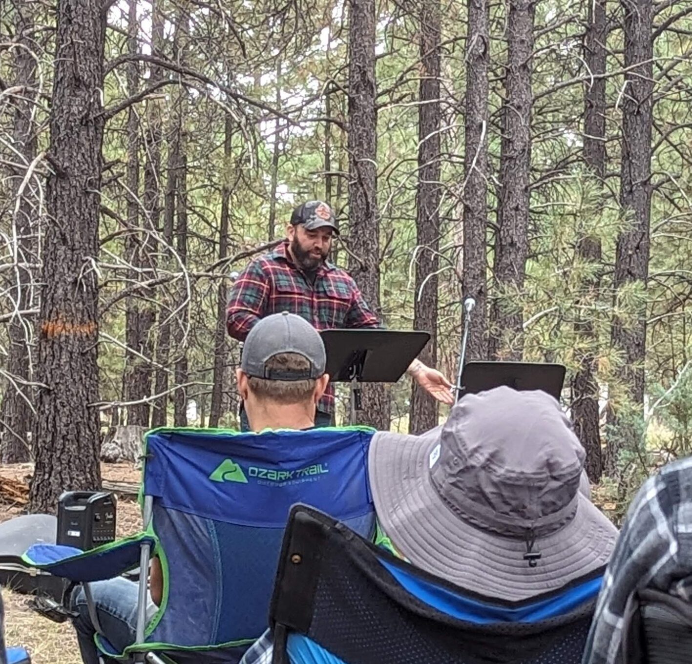 Keith sharing testimony